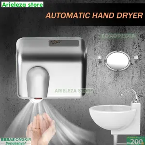 A.S Pengering Tangan Sensor Inframerah Otomatis 2300W Hemat Energi