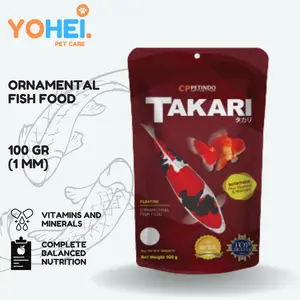 TAKARI Fish Food Makanan Ikan Red 100gr - 1mm