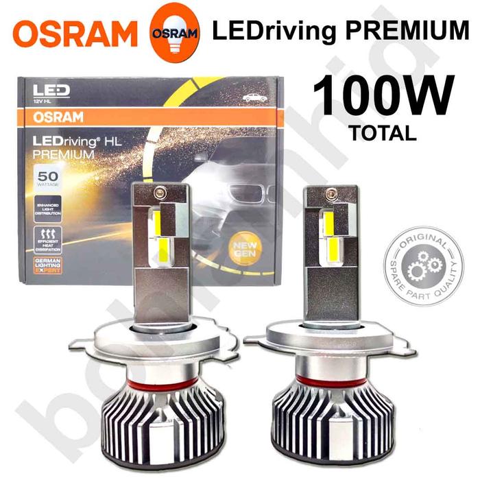 Gambar Lampu Mobil LED OSRAM Premium 80W Brio / Brio Satya Headlamp Garansi 1thn dari bohlamhid Kota Tangerang Tokopedia