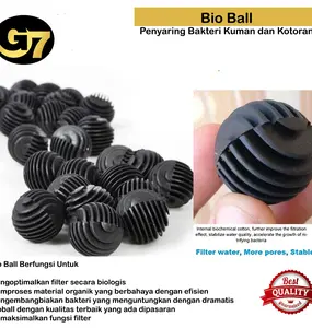 Bio Ball Filter Aquarium Per 50 Pcs Aquascape Penyaring Pembersih Kotoran Ikan