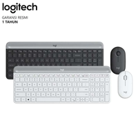 Gambar Keyboard Mouse Logitech MK470 Slim Wireless Combo 1000DPI - MK 470 - BLACK dari DBKlik Jakarta Kota Administrasi Jakarta Pusat 2 Tokopedia