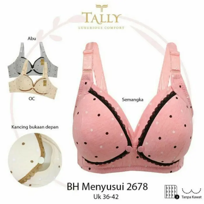 Tally Bra Menyusui Busa Tipis (BH-2012)