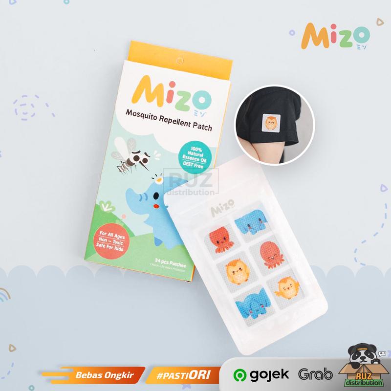 MIZO Mosquito Repellent Sticker Patch 24 Pcs / Stiker Anti Nyamuk ...