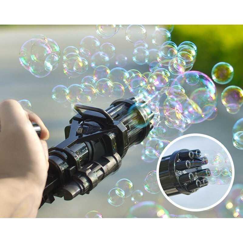 Mainan Gelembung Sabun Bubble Gatling Gun 8 Holes - Shop | Tokopedia
