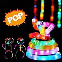 Gambar Mainan Anak Pop Tubes / Pop It Rainbow Piper Selang LED Pipa Spiral dari The Uncle Jack Shop Kota Administrasi Jakarta Utara 2 Tokopedia