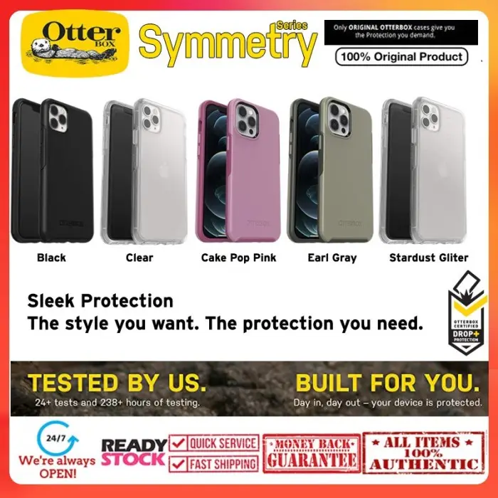 Gambar Case iPhone 12 Pro Max / Pro / 12 MinI OTTERBOX SYMMETRY Series - Black, 12 Pro Max dari Supcase Official ID Kota Administrasi Jakarta Barat 4 Tokopedia