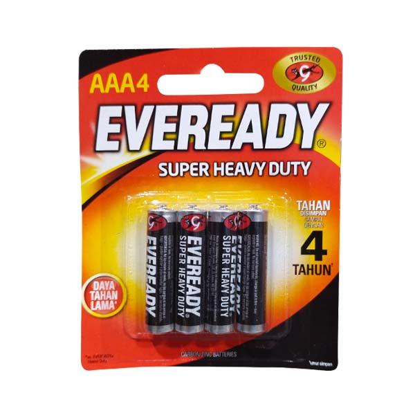 Gambar EVEREADY AAA/4 HITAM dari Hypermart Malang Kota Malang Tokopedia