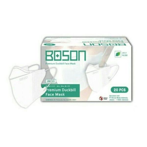 Gambar BOSON MASK DUCKBILL EL HIJAU 20'S dari Hypermart Malang Kota Malang Tokopedia
