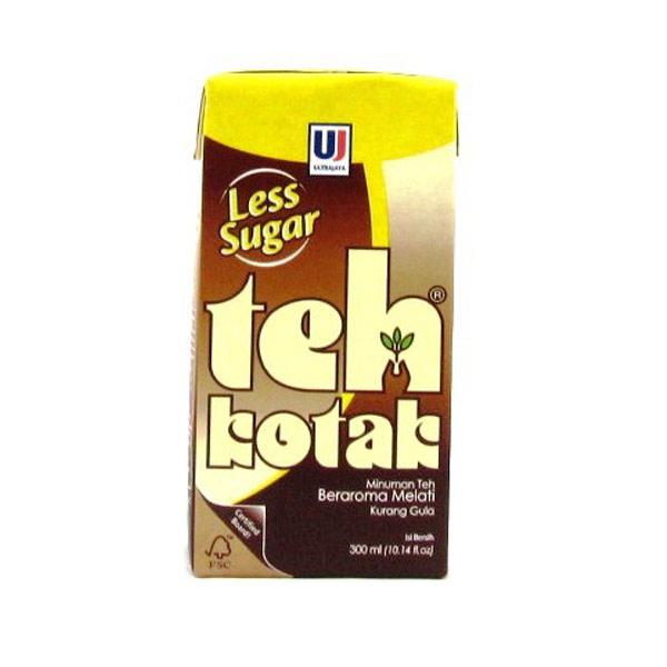 Gambar Ultra Teh Kotak Jasmine Less Sugar 300Ml dari Hypermart Malang Kota Malang Tokopedia