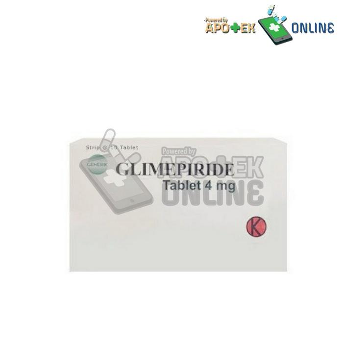 GLIMEPIRIDE HEXPHARM 4 MG STRIP 10 TABLET