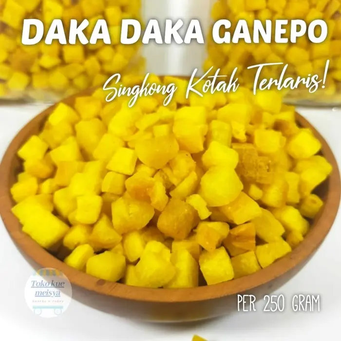 GANEPO SINGKONG DAKA DAKA GURIH RENYAH OLEH OLEH MINANG @250 GRAM 1