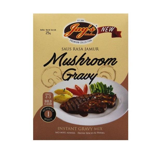 Gambar JAYS MUSHROOM GRAVY SAUCE STEAK 25 GR dari Hypermart Ciputra World Surabaya Kota Surabaya Tokopedia