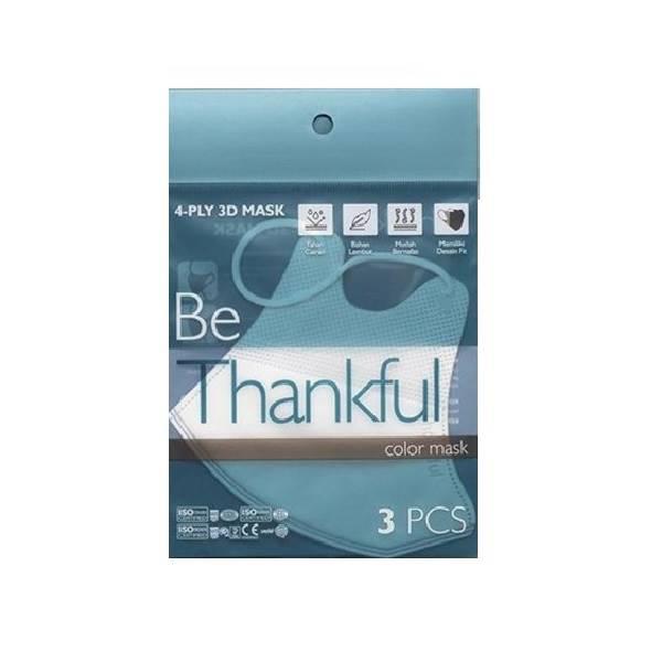 THANKFUL MASK EARLOOP CLR 3'S