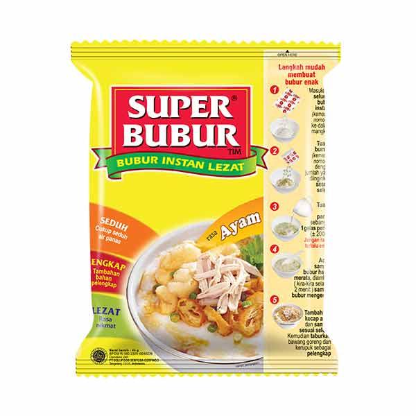 Gambar SUPER BUBUR AYAM INSTAN SACHET 45 GR dari Hypermart Ciputra World Surabaya Kota Surabaya Tokopedia