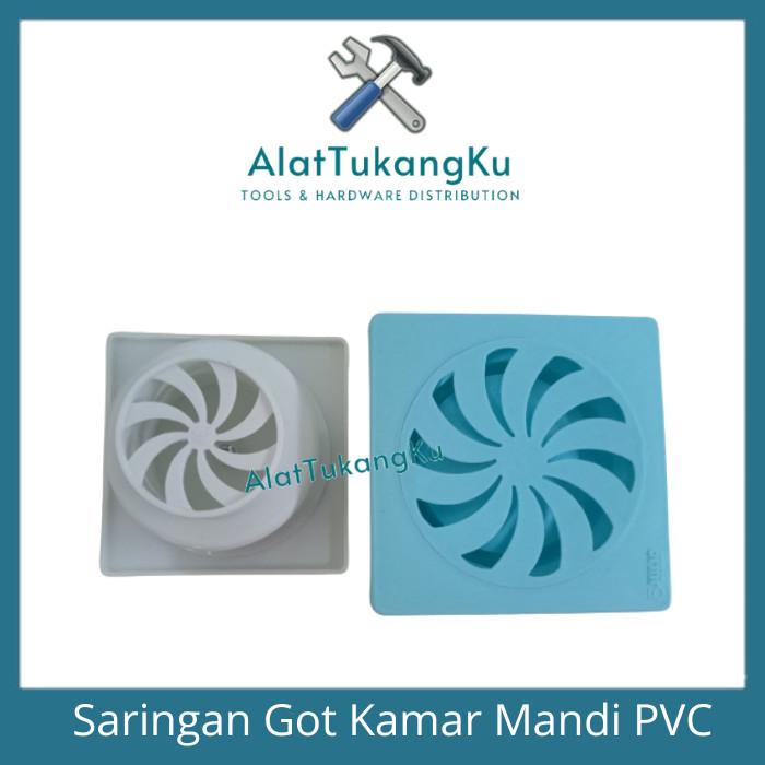 Gambar Saringan Got Tebal Plastik PVC Kamar Mandi Toilet Floor Drain Air WC dari AlatTukangku Kota Makassar Tokopedia