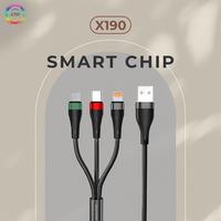 Gambar WUW-X190 CIJI KABEL DATA 3IN1 FAST CHARGING 100W USB A IOS/MICRO/TYPEC dari CIJI.OFFICIAL Kota Tangerang 5 Tokopedia