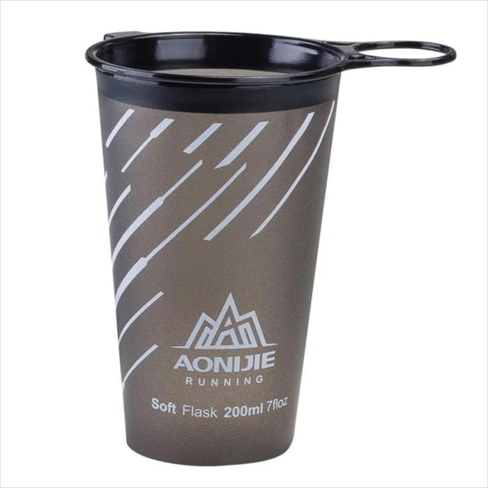 Gambar AONIJIE SD22 Folding Soft Water Cup 220ml - Gelas Lari Marathon -Black dari Aonijie Indonesia Kota Administrasi Jakarta Utara Tokopedia