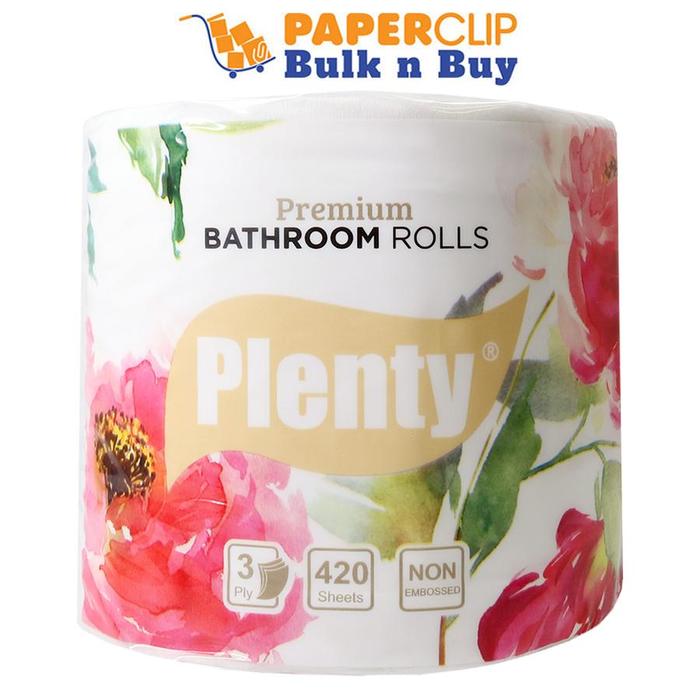 Gambar TISSUE PLENTY 3PLY 420 SHEET BATHROOM ROLLS SINGLE PACK dari PAPERCLIP Business toBusiness Kota Administrasi Jakarta Utara Tokopedia