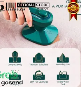 Setrika Uap Mini Steamer Pakaian Baju Laundry Strika 2In1 Portable TF