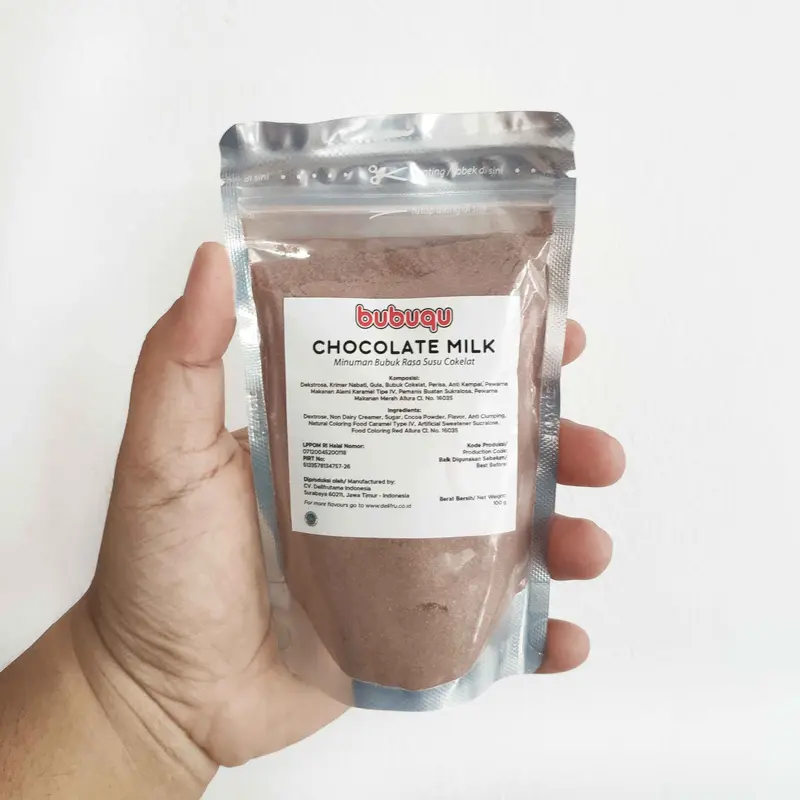 100gr Bubuqu Chocolate Milk Minuman Bubuk - Choco Powder - Minuman Rasa Susu Coklat Cokelat 1
