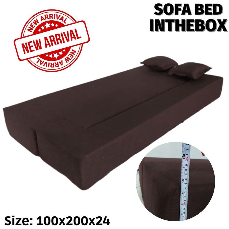 Sofa Bed Minimalis Kasur Busa Lipat Karakter Kursi Tamu 3