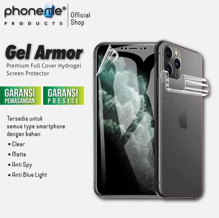 Gambar PhoneMe Gel Armor for Realme 10 Pro 5G - Hydrogel Clear Matte - Depan 2pc, Clear dari PhoneMe Indonesia Kota Administrasi Jakarta Barat Tokopedia