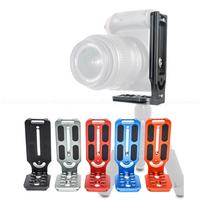Gambar HOP 132C Aluminium L Plate Bracket DSLR Mirrorless Camera Stabilizer - BLUE dari G-Rex Kota Administrasi Jakarta Barat 3 Tokopedia