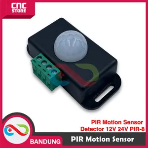 PIR MOTION SENSOR DETECTOR 12V 24V PIR-8 /SAKLAR OTOMATIS SENSOR GERAK