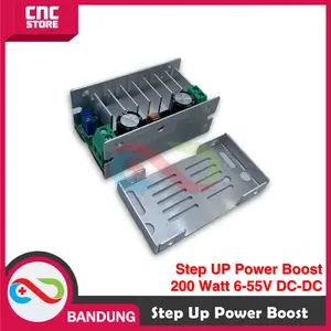 STEP UP POWER BOOST 200 WATT 6-55V DC-DC CASING ALUMINIUM