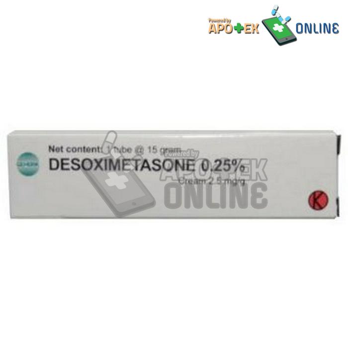 DESOXIMETASONE 0,25% TUBE 15 GR CREAM