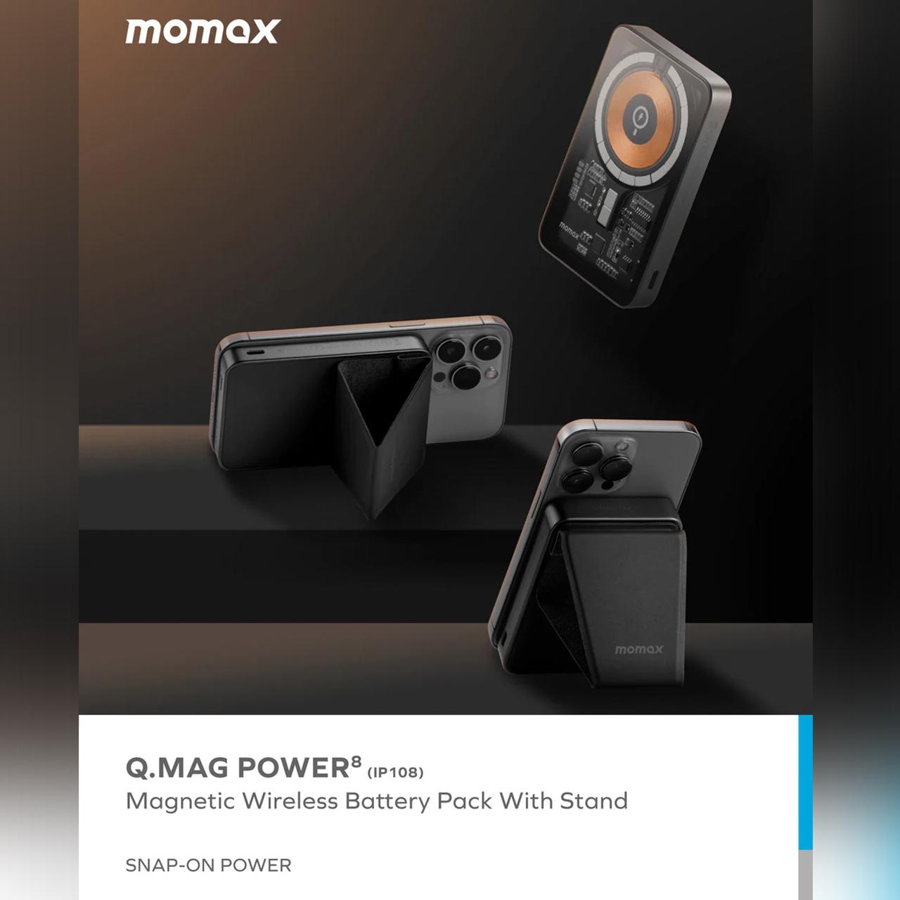 Powerbank Magnetic MagSafe Momax USB C 20W PD Wireless Fast Charging
