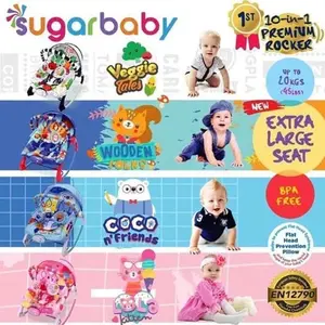 Sugar Baby Bouncer 10 in 1 Premium Rocker baby sugar