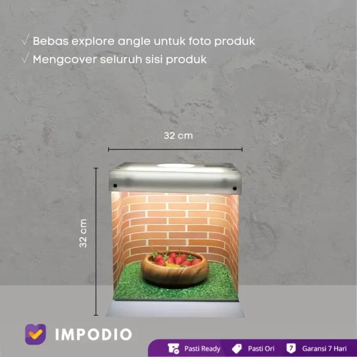 Gambar Box studio panorama ukuran A1( 63cm X 50cm ) IMPODIO - Box + alas 1 dari Impodio Kota Tangerang Selatan 3 Tokopedia