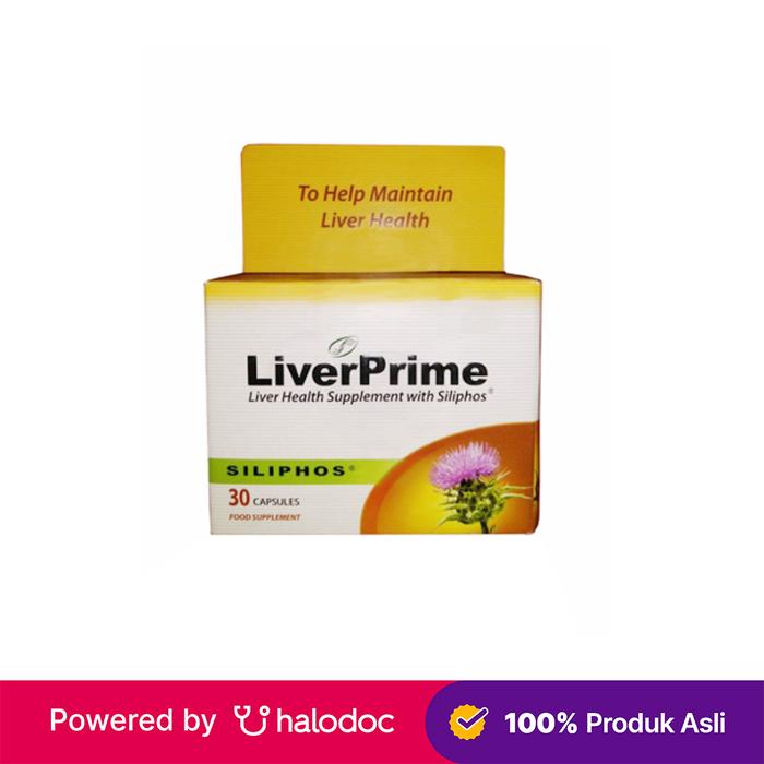 Gambar Liverprime 30 Kapsul - Vitamin & Suplemen Jantung & Hati - Halodoc dari Apotek Medika Prima Tambora Kota Administrasi Jakarta Barat Tokopedia