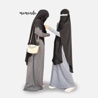 Gambar GAMIS REMAJA - DEWASA ABAYA BATWING BIRKIN KNIT By Mamanda - Black, M dari KEDAI BERKAH ONLINE SHOP Kab. Sleman 1 Tokopedia