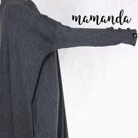 Gambar GAMIS REMAJA - DEWASA ABAYA BATWING BIRKIN KNIT By Mamanda - Black, M dari KEDAI BERKAH ONLINE SHOP Kab. Sleman 2 Tokopedia