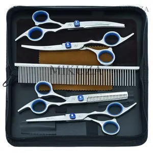 Gunting Grooming Anjing Stainless Steel Gunting Kucing Profesional Set