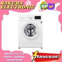 Gambar MESIN CUCI LG FM1007N3W FRONT LOADING 7 KG FM1007 dari SAKURA ELECTRONIC Kota Administrasi Jakarta Barat 1 Tokopedia