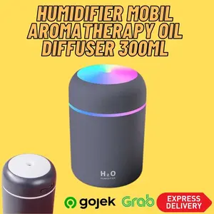 Pelembab Udara Air Humidifier Mobil Aromatherapy Oil Diffuser 300ml