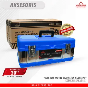ready stock Yukido Tool Box Besar 20 Inch Box Alat Perkakas Tool Box B