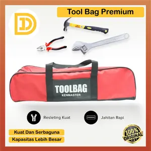 Tool Bag Tas Perkakas Kerja Wadah Box Simpan Peralatan Obeng Kunci Pas
