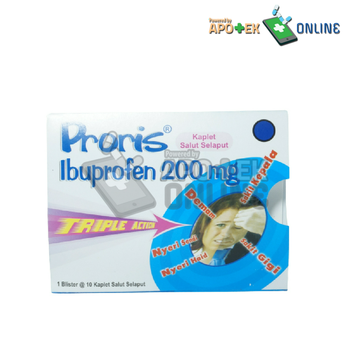 Gambar PRORIS IBUPROFEN 10 KAPLET dari Apotek Karunia Sehat Jaktim Kota Administrasi Jakarta Timur Tokopedia