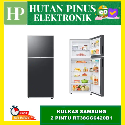 Gambar KULKAS SAMSUNG RT38CG6420B1 KULKAS 2 PINTU 393 L INVERTER RT38CG dari Kreasi Elektronik Kota Administrasi Jakarta Barat Tokopedia