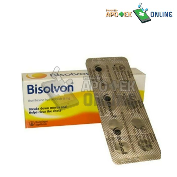 BISOLVON 1 STRIP 10TABLET