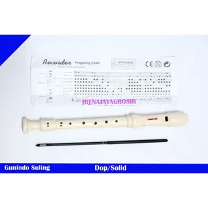 GUNINDO Seruling Recorder Dop Alat Musik Suling Premium