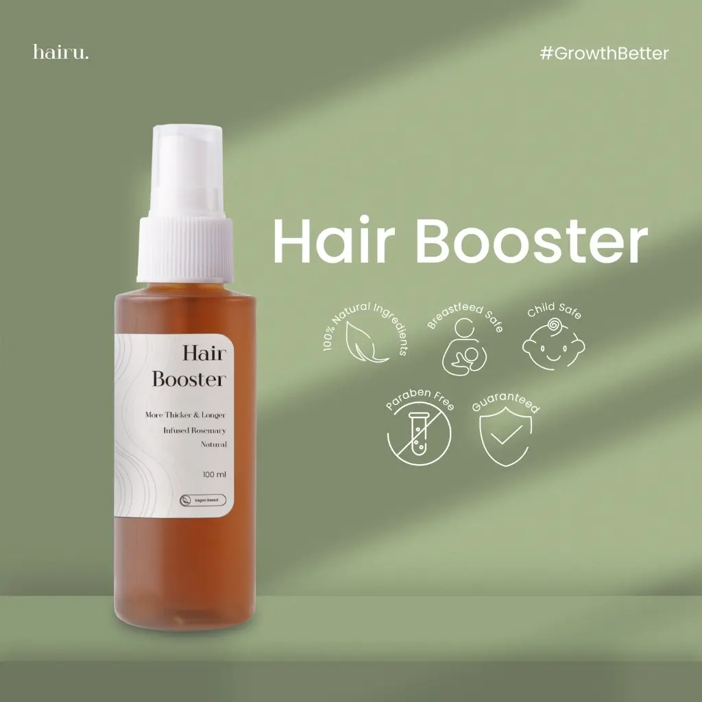 HAIRU HAIR BOOSTER  by dr. Aghni Haircare Tonic Penumbuh Anti Rontok