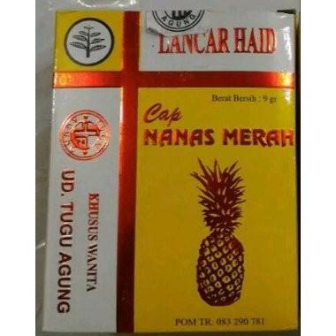 Jamu Lancar Haid Ori Jamu Cap Nanas Merah Asli