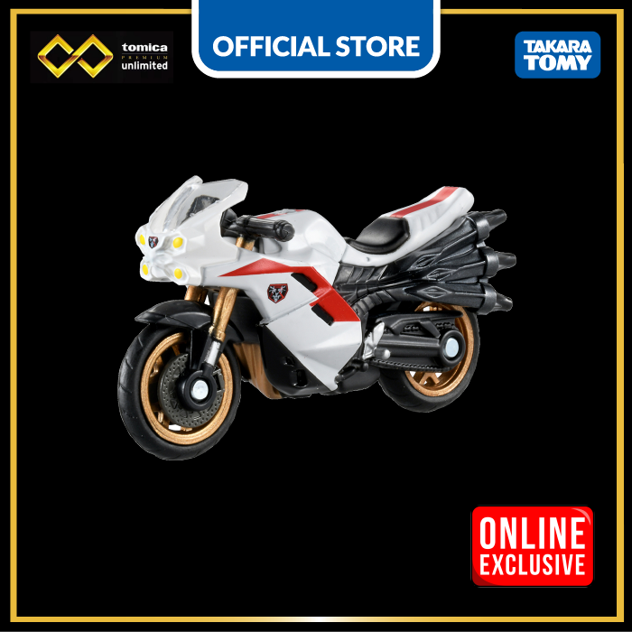 Gambar Tomica Premium Unlimited Shin Kamen Rider Cyclone (Kamen Rider 2 ver.) dari Takara Tomy Official Store Kota Administrasi Jakarta Barat Tokopedia