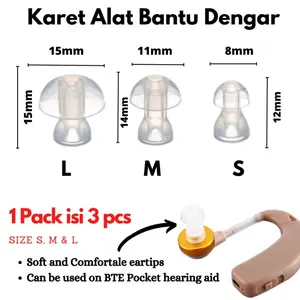Karet hearing aid alat bantu dengar earplug Dr Gray KF909B sparepart