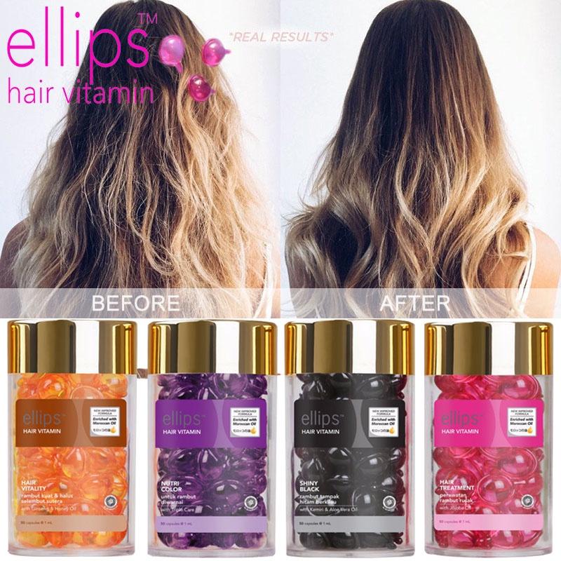 ELLIPS HAIR VITAMIN RAMBUT MORROCAN OIL KEMASAN BOTOL 1ML ORI PER PCS 2